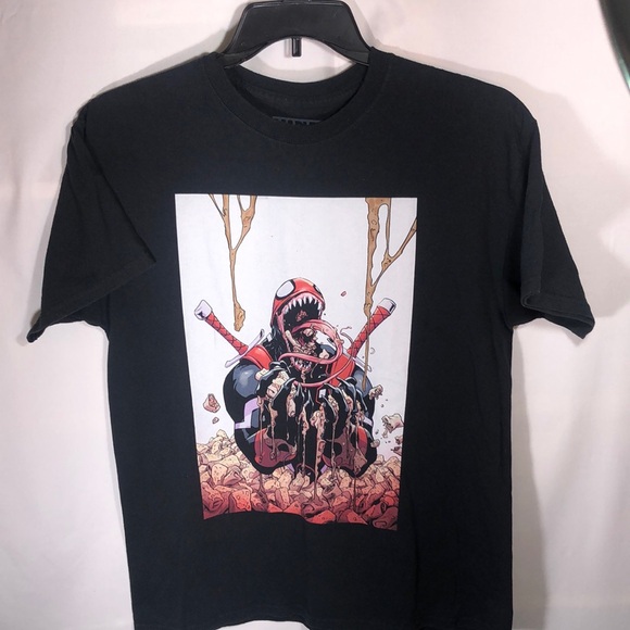 MARVEL Venom Black Graphic T-Shirt Med - Picture 1 of 3